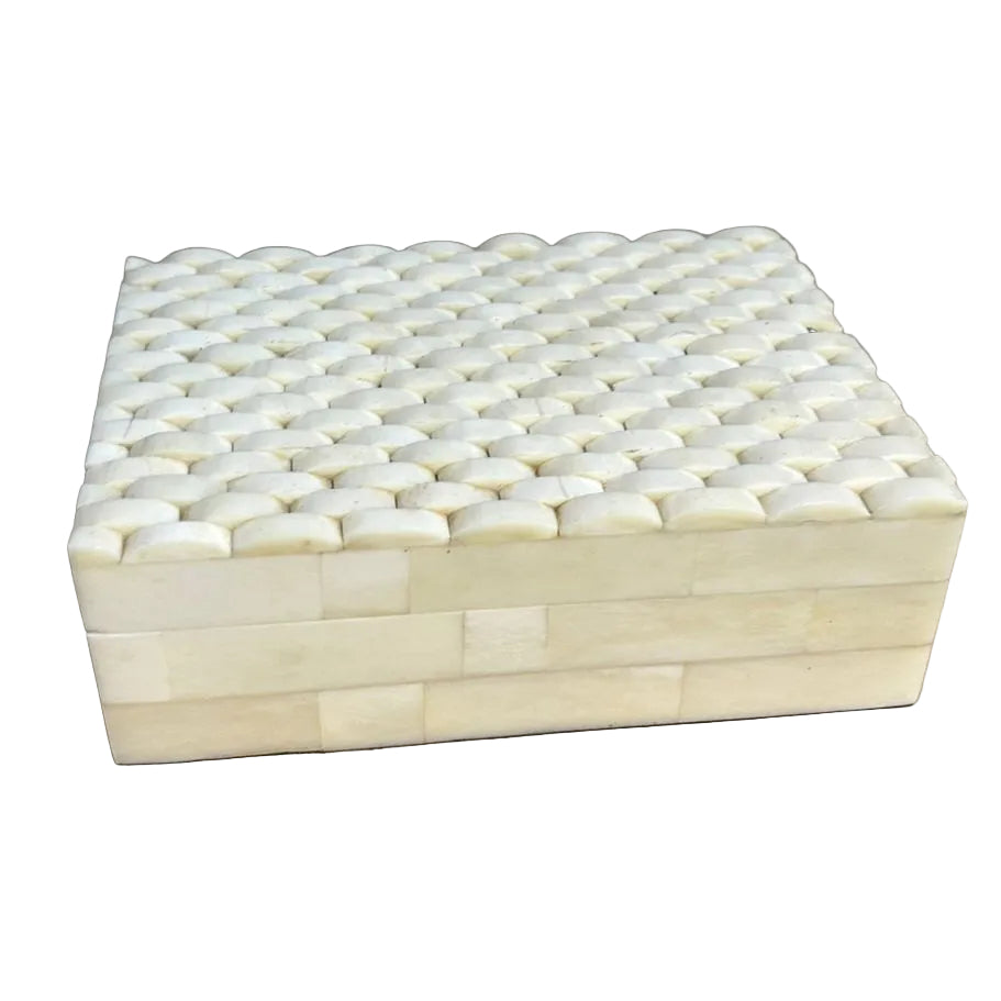 BONE INLAY TEA BOX