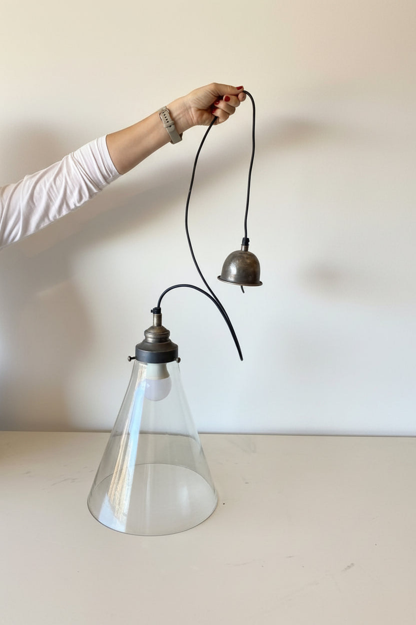 CONICAL GLASS PENDANT