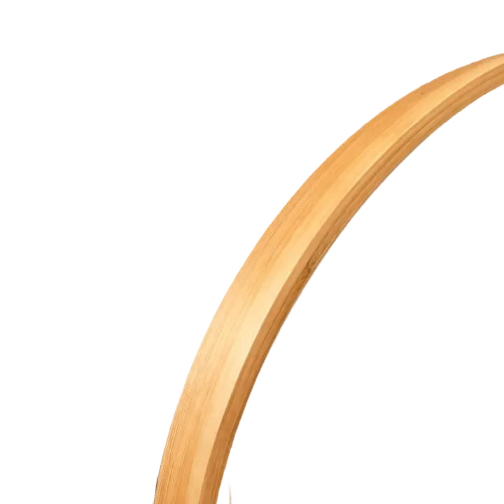 GOLD FRAME OVAL MIRROR