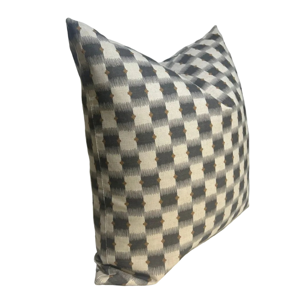 ZIRI CHARCOAL SCATTER CUSHION COVER