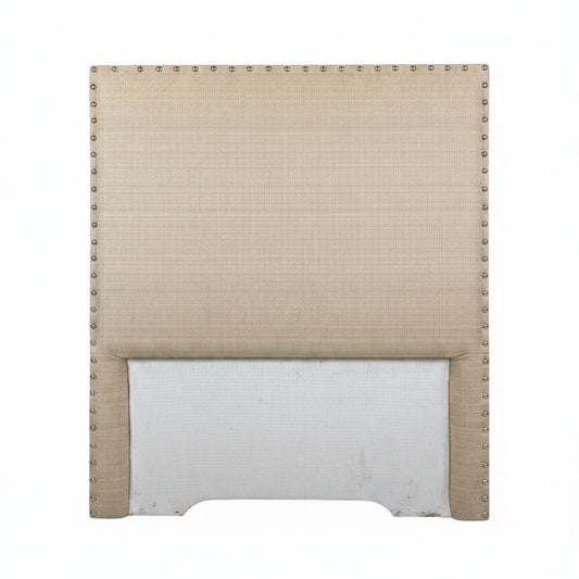 3/4 RAFFIA STUDDED HEADBOARD