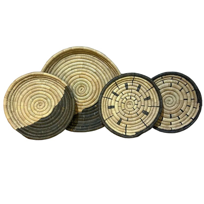 4 PIECE SET OF WALL BASKETS