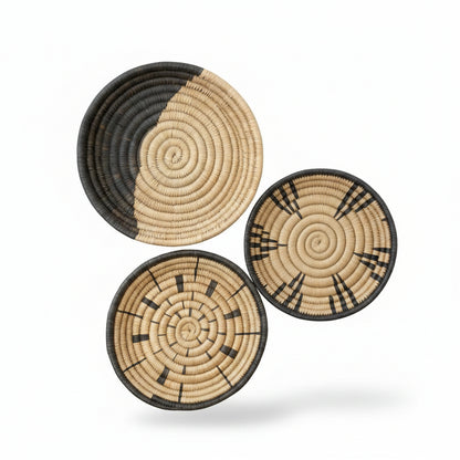 4 PIECE SET OF WALL BASKETS