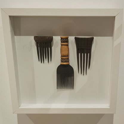 AFRICAN COMBS FRAMED