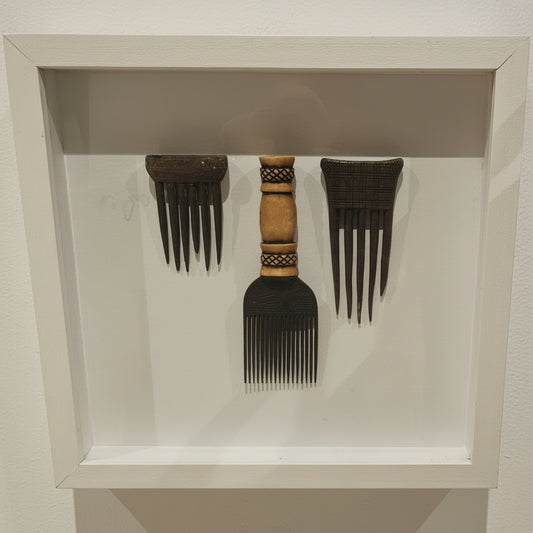 AFRICAN COMBS FRAMED