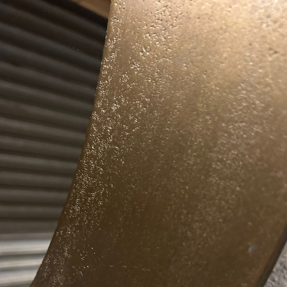BEATEN BRASS MIRROR