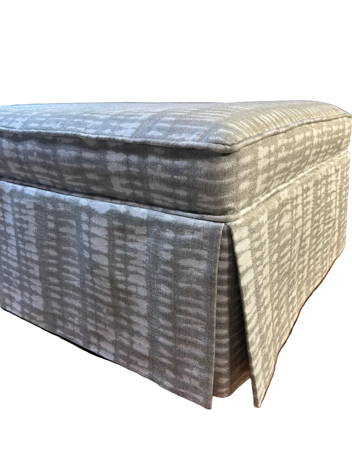 BLOCK PRINT OTTOMAN LARGE