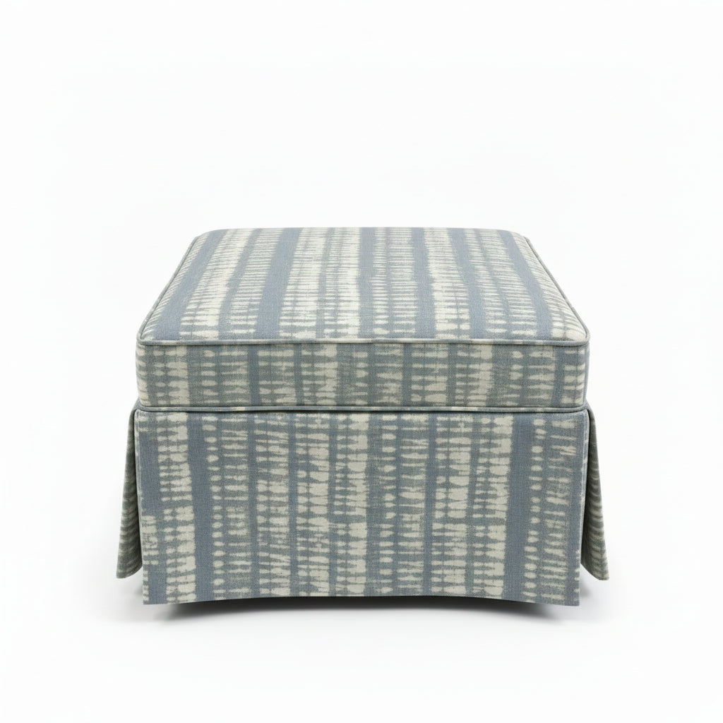 BLOCK PRINT OTTOMAN LARGE