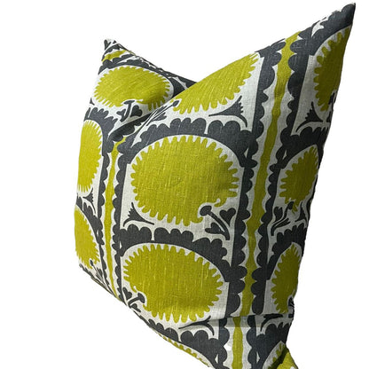 BUKHARA CHARTRUESE CUSHION COVER ONLY