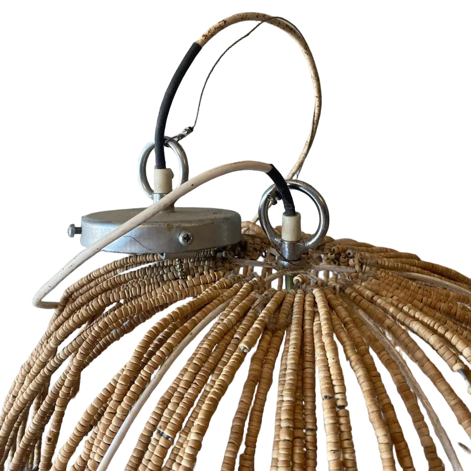 BEADED PENDANT LIGHT