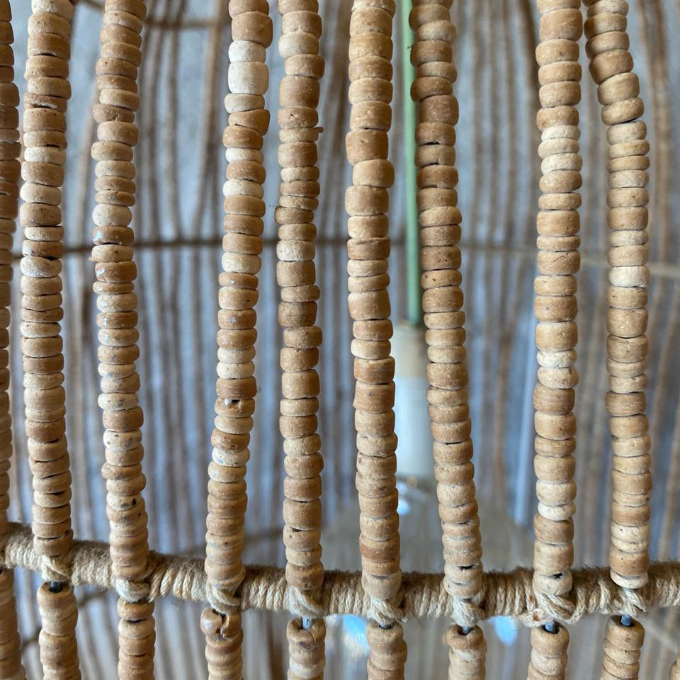 BEADED PENDANT LIGHT