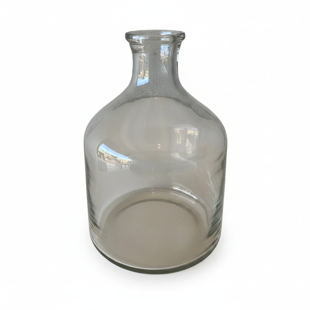 CLEAR BOTTLE VASE