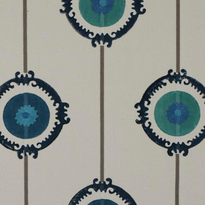 EMBROIDERED CIRCLES SCATTER CUSHION COVER