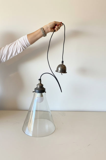 CONICAL GLASS PENDANT
