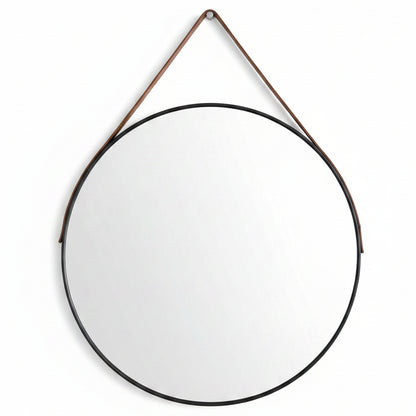 DARK HORSE ROUND MIRROR WITH STRAP