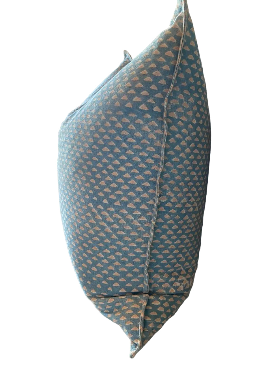 Blue & pink patterned pillow Scatter cushion