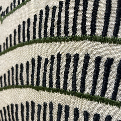 EMBROIDED FERN CUSHION COVER ONLY