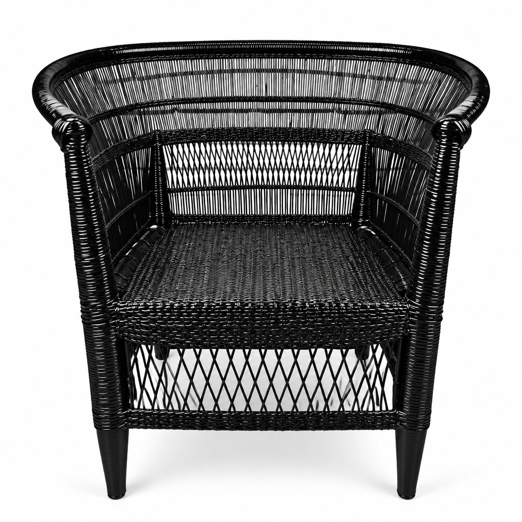 GLOSSY BLACK MALAWI CHAIR