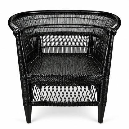 GLOSSY BLACK MALAWI CHAIR