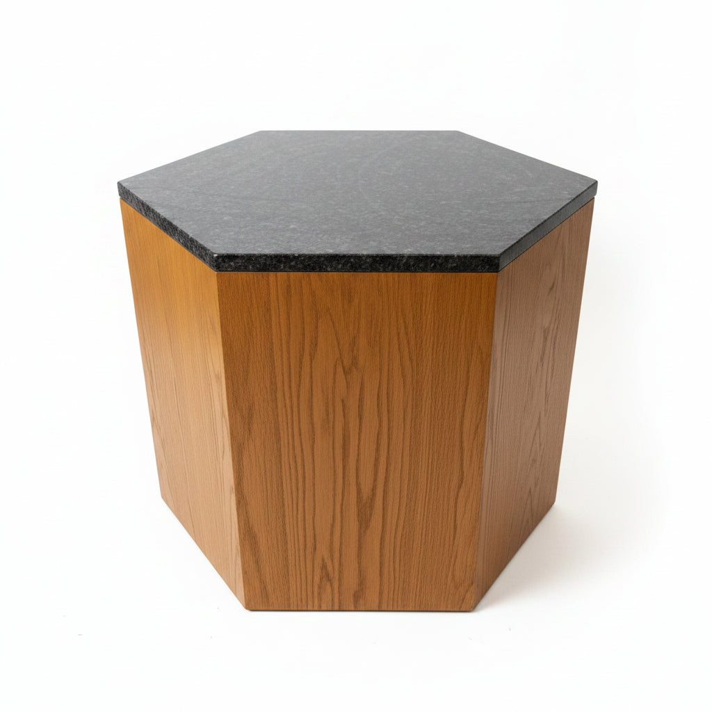 HEXAGONAL SIDE TABLE