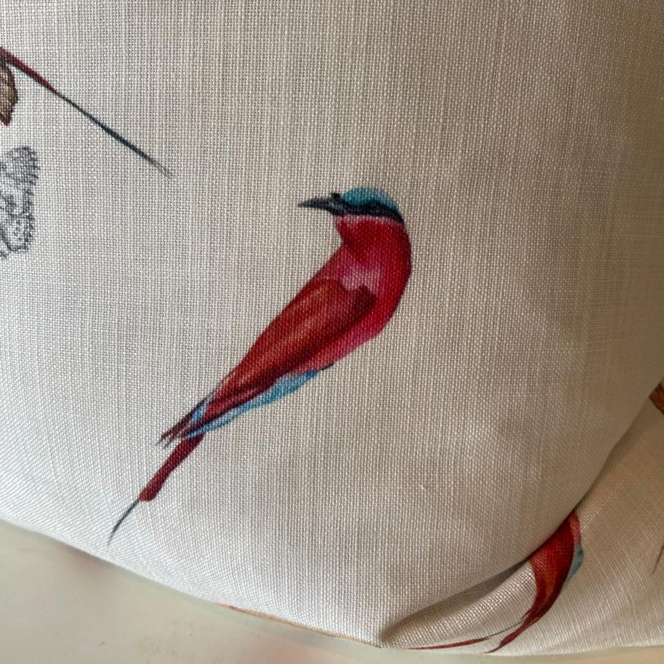 KIM KAY BEE-EATERS SCATTER CUSHION COVER