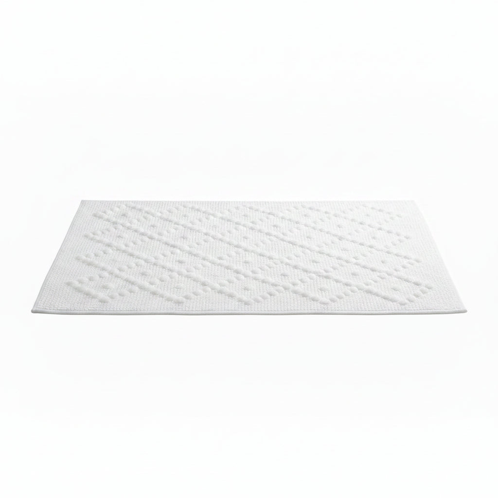 LARGE WHITE COTTON BATHMAT