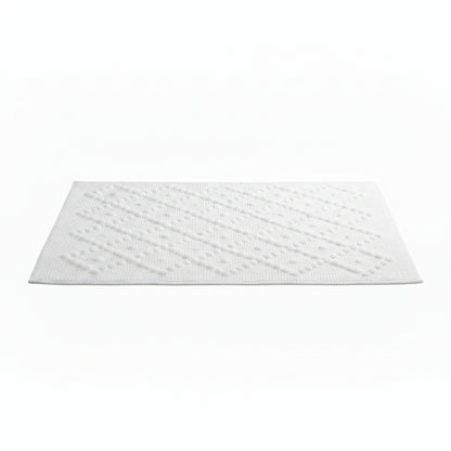 SMALL COTTON WHITE BATHMAT