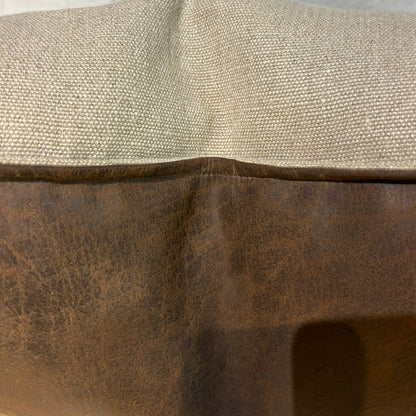 LEATHER & LINEN SCATTER WITH INNER