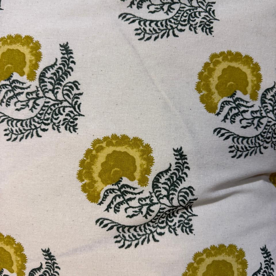 MARIGOLD OCHRE CUSHION COVER