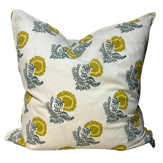 MARIGOLD OCHRE CUSHION COVER