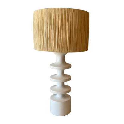 MEDIUM STEPPED WHITE LAMP