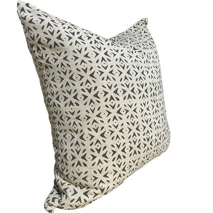 MINI MUDCLOTH CHARCOAL CUSHION COVER ONLY