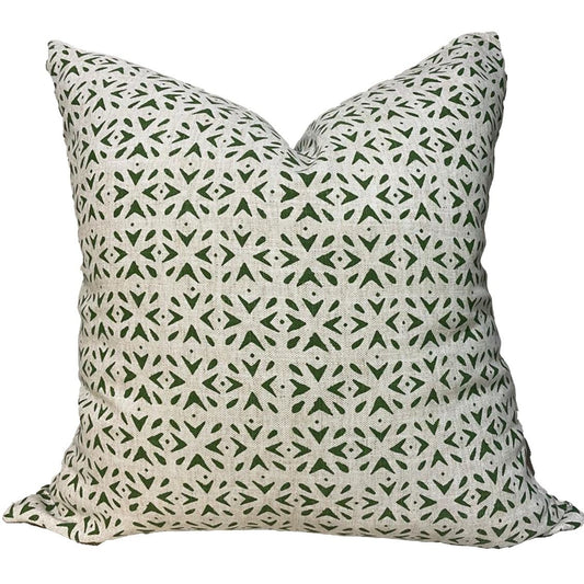 MINI MUDCLOTH JADE CUSHION COVER