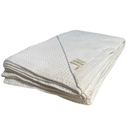 MUNGO COBBLE WEAVE BED COVER DOUBLE