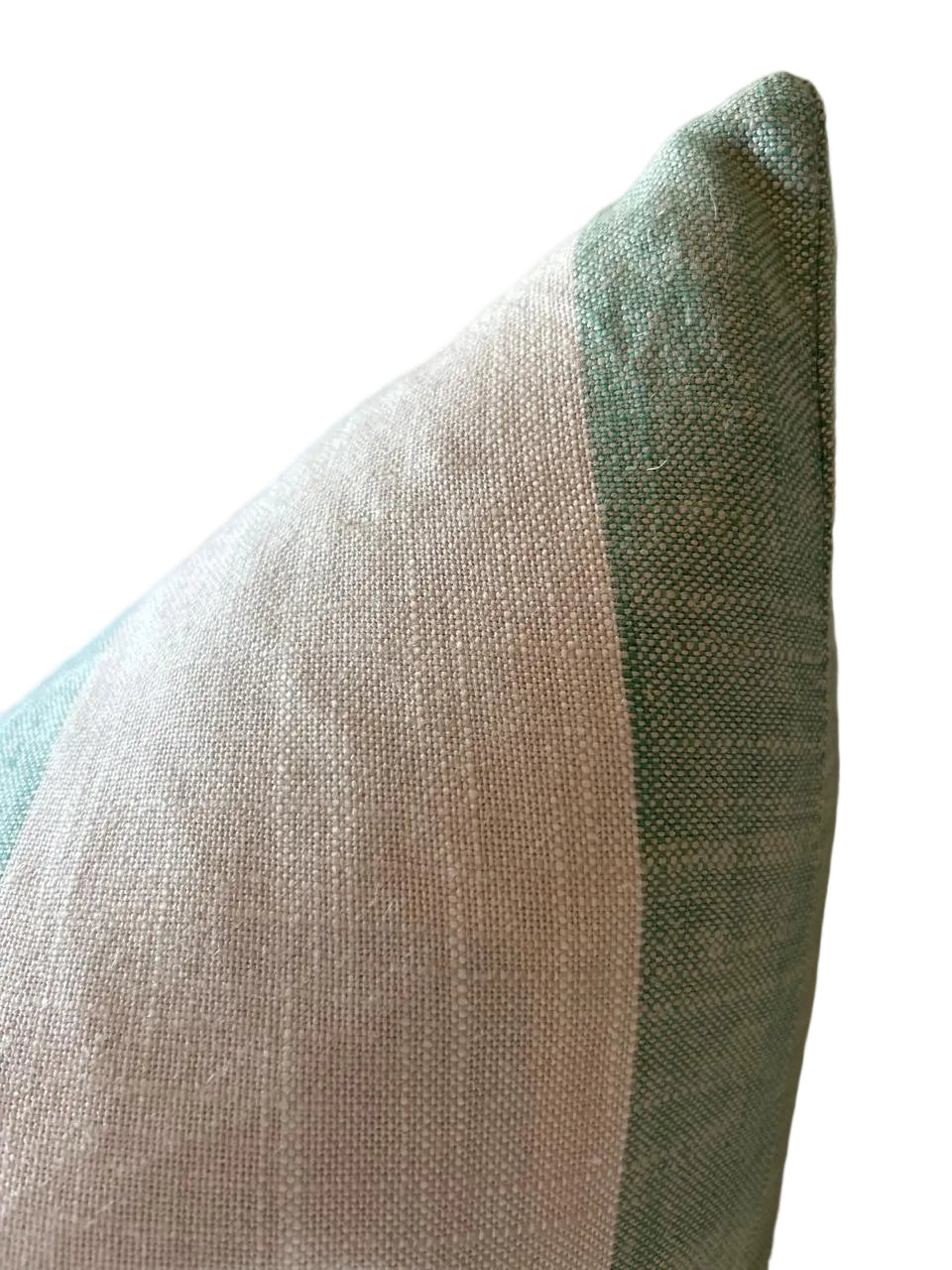 MINT BROAD STRIPE SCATTER CUSHION COVER