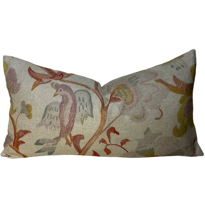 MYTHICAL BIRD OBLONG SCATTER CUSHION WITH INNER