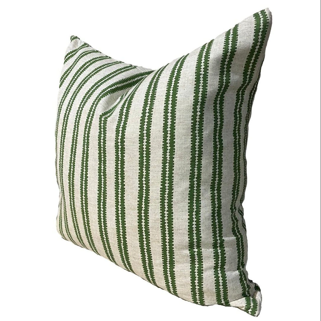 NDABELE STRIPE JADE CUSHION COVER ONLY
