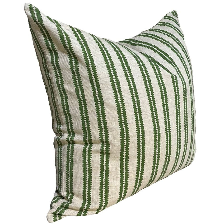 NDABELE STRIPE JADE CUSHION COVER ONLY