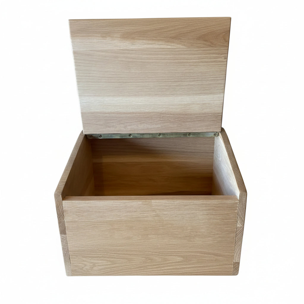 OAK BREAD BIN