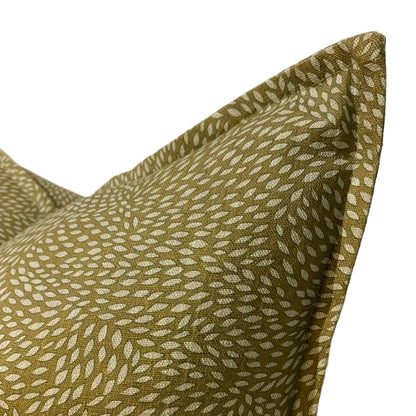 Close-up of a Wheat speckle patterned pillow scatter 