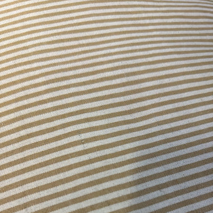 TAUPE PINSTRIPPED OBLONG SCATTER CUSHION