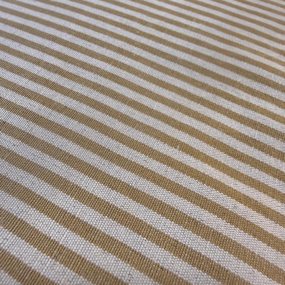 TAUPE PINSTRIPPED OBLONG SCATTER CUSHION