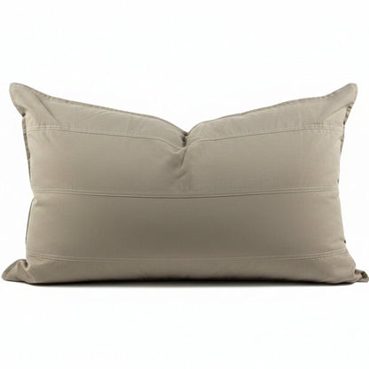 TAUPE STITCH SCATTER CUSHION INCLUDING INNER