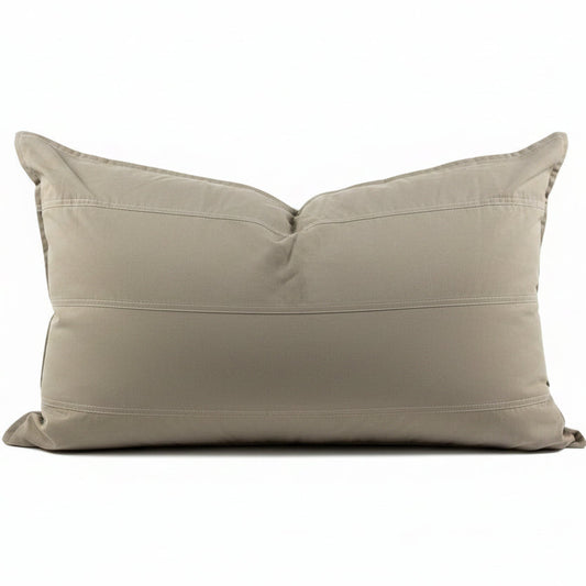 TAUPE STITCH SCATTER CUSHION INCLUDING INNER