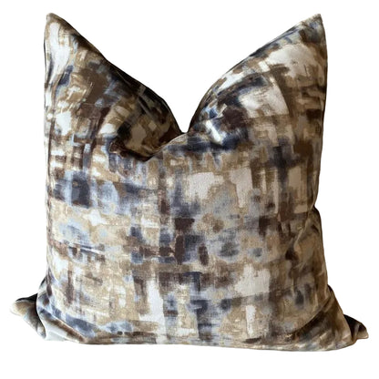 TAUPE BRUSH STROKE SCATTER CUSHION COVER
