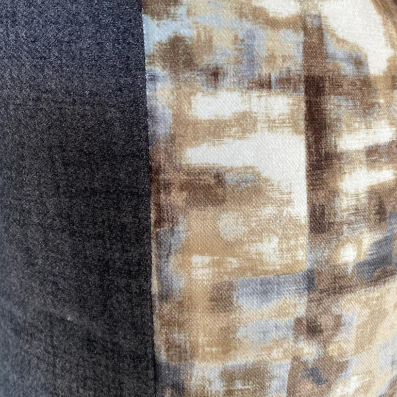 TAUPE BRUSH STROKE SCATTER CUSHION COVER