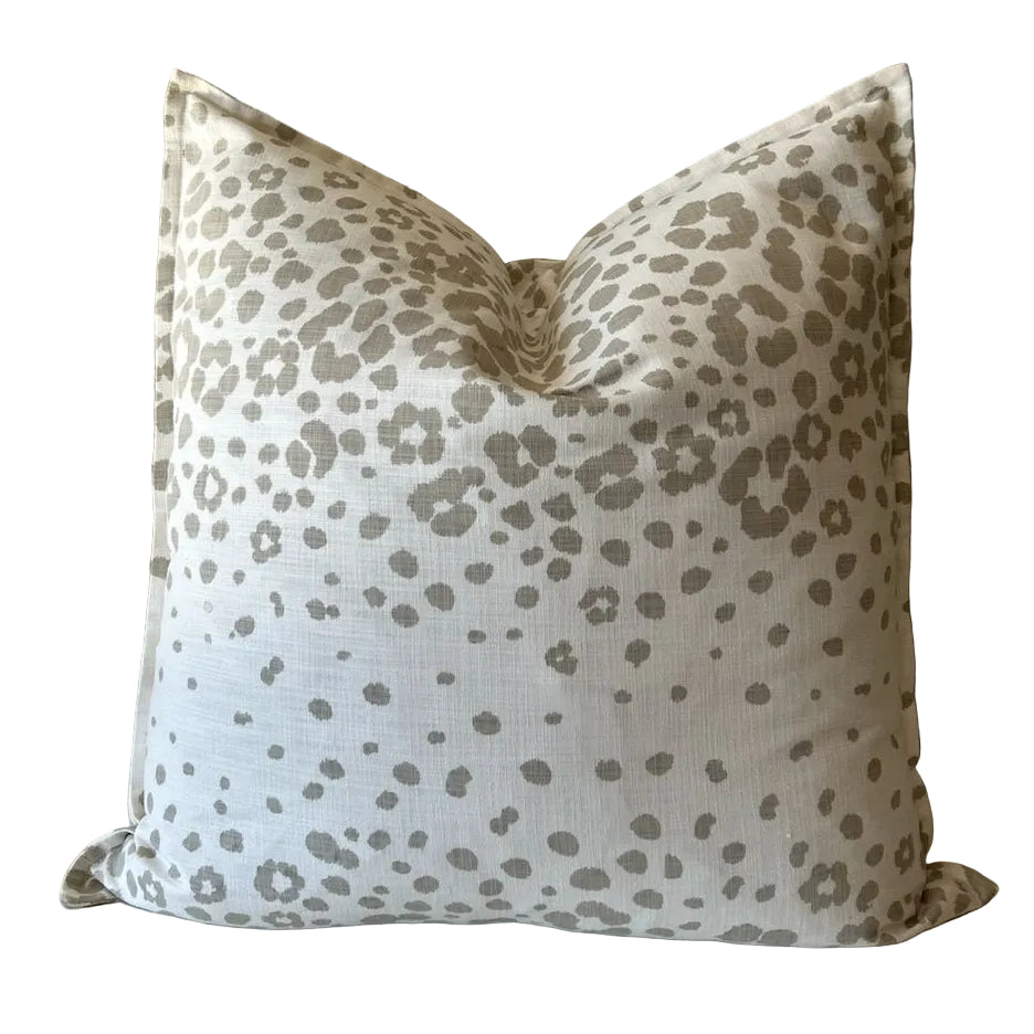 Decorative pillow with a subtle pattern