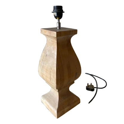 GATEHOUSE WOODEN LAMP LIGHT BASE