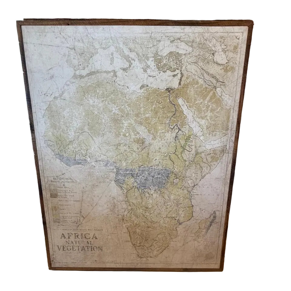 VINTAGE STYLE AFRICA MAP