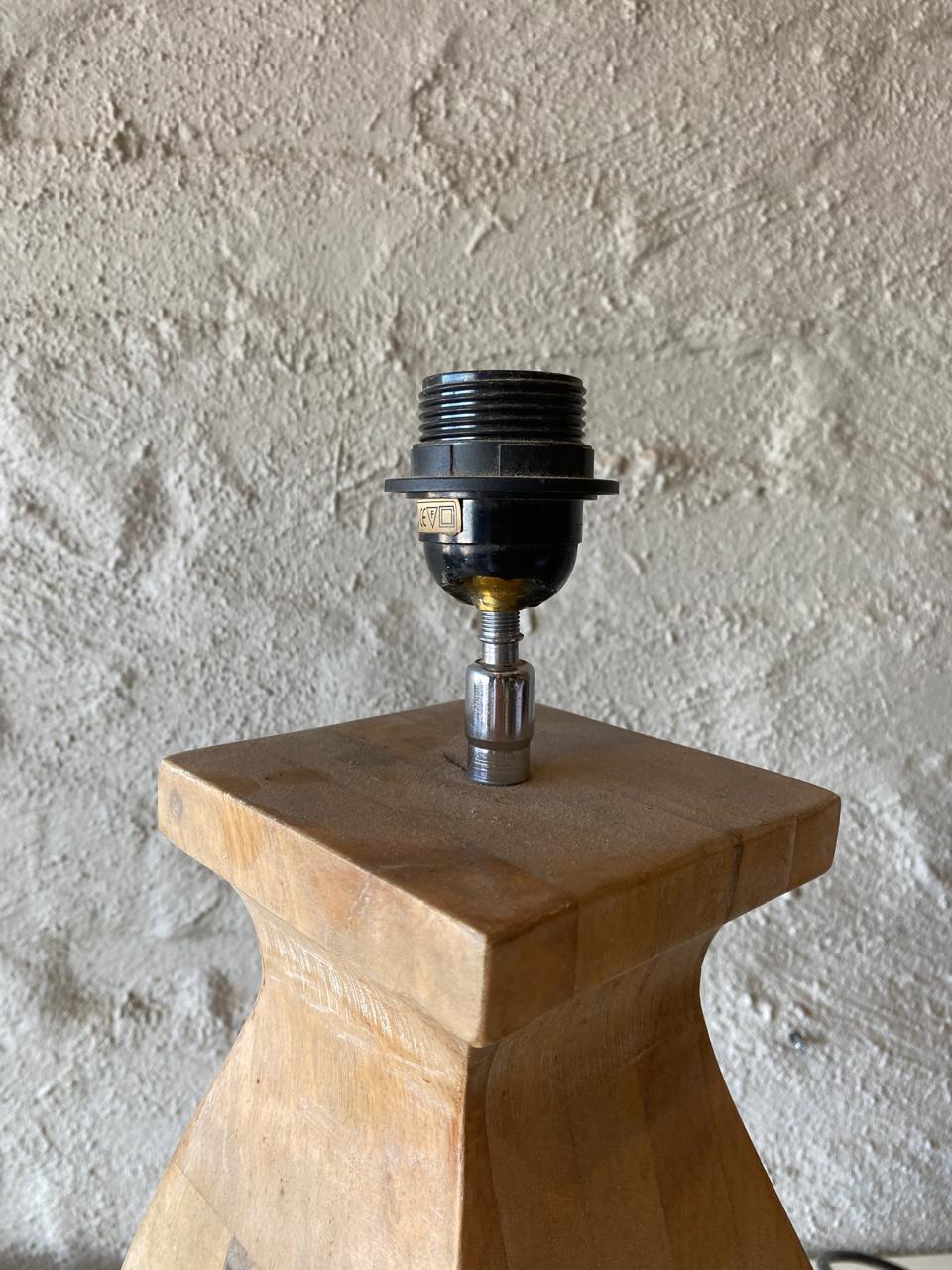 GATEHOUSE WOODEN LAMP LIGHT BASE